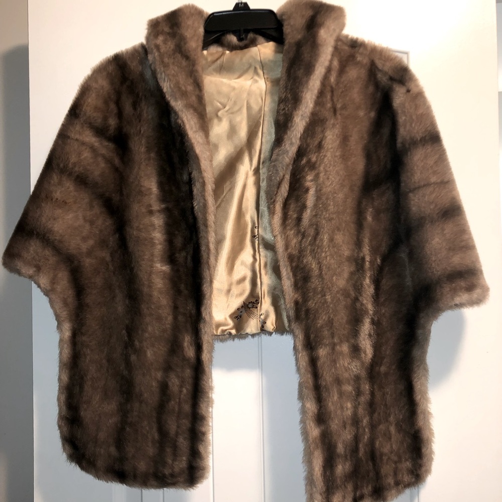 Faux Fur Shawl